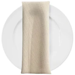 Rustic Linen Table Napkin in Bone