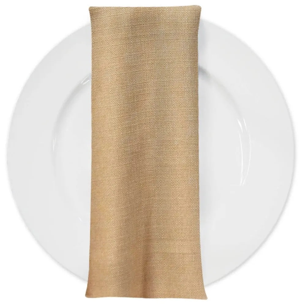 Rustic Linen Table Napkin in Honey