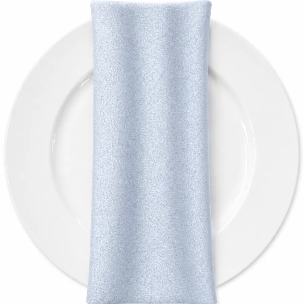 Rustic Linen Table Napkin in Lt Blue