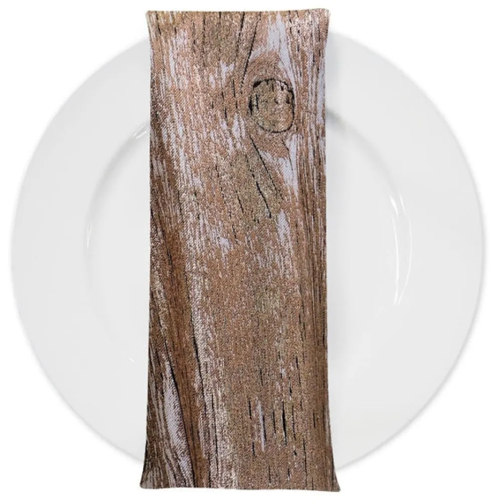 Sahara Jacquard Table Napkin in Gold