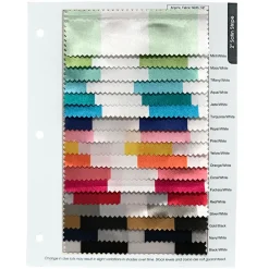 2" Satin Stripe Table Linen in Black and White