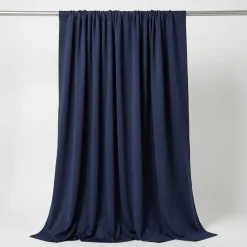 Scuba (Wrinkle-Free) Drapery Panel in Navy