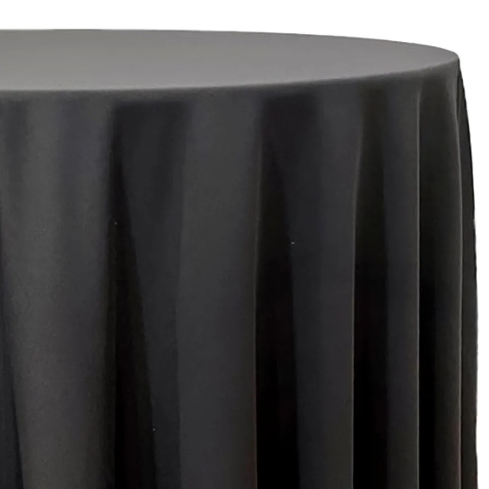 Scuba (Wrinkle-Free) Table Linen in Black