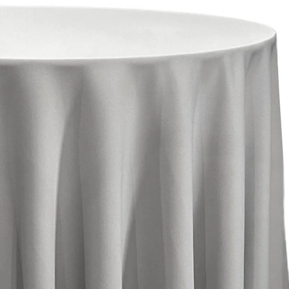 Scuba (Wrinkle-Free) Table Linen in Silver 1310