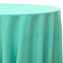 Scuba (Wrinkle-Free) Table Linen in Teal Green 2001