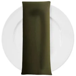 Scuba (Wrinkle-Free) Table Napkin in Olive