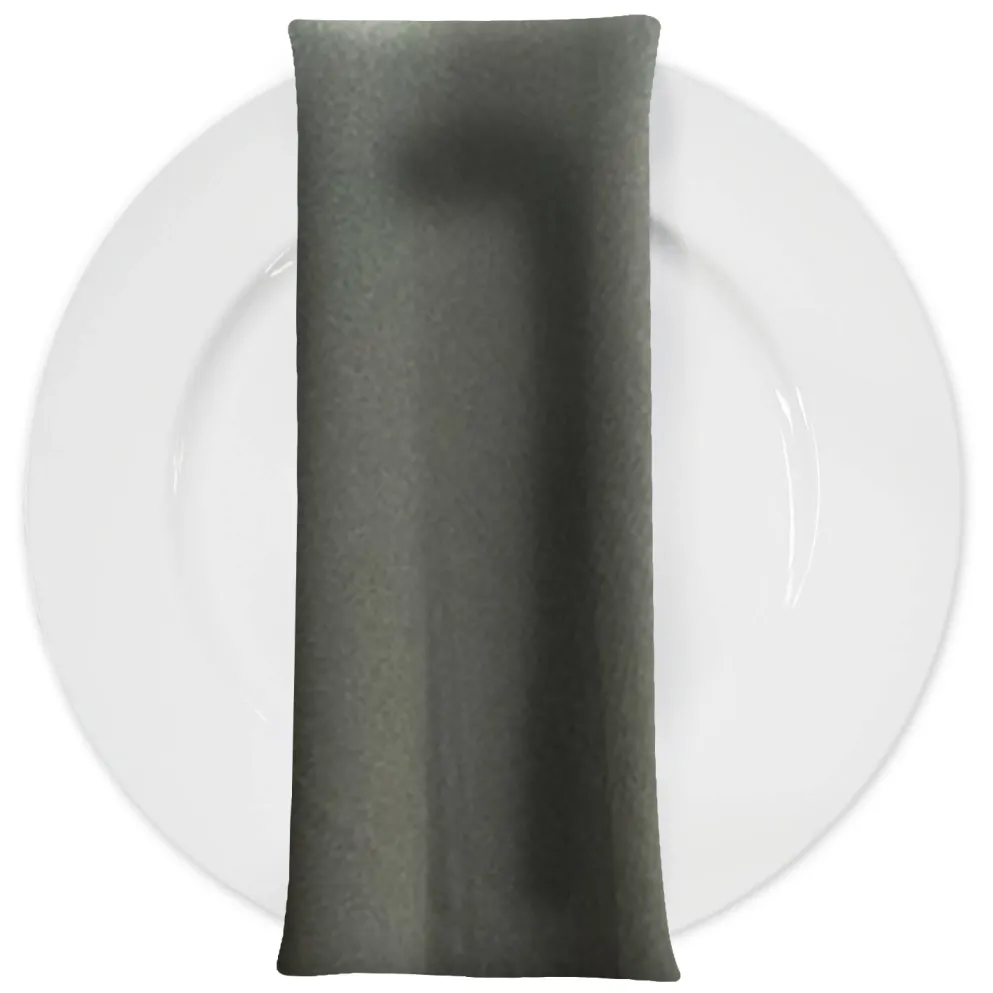 Scuba (Wrinkle-Free) Table Napkin in Gunmetal