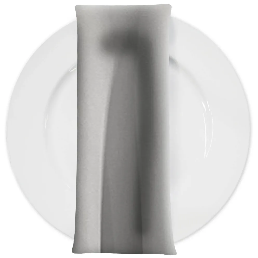 Scuba (Wrinkle-Free) Table Napkin in Silver 1310