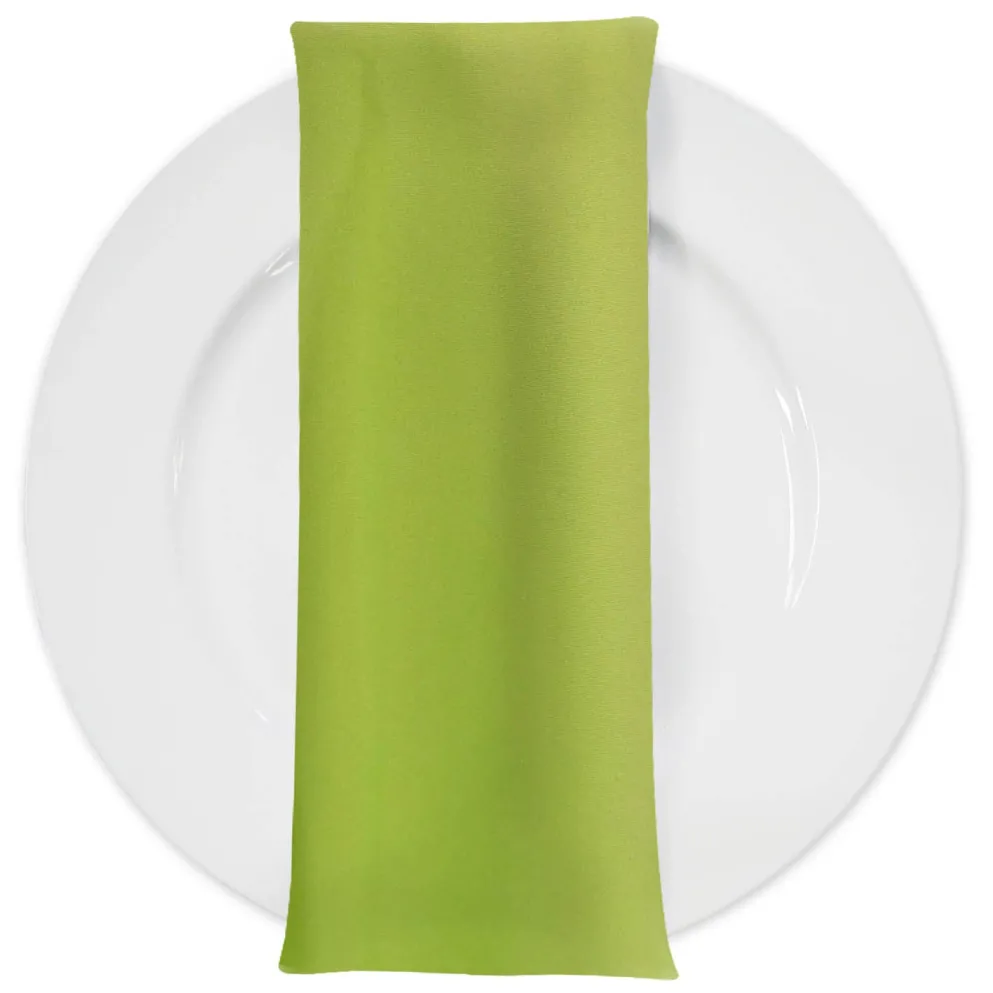 Scuba (Wrinkle-Free) Table Napkin in Apple Green 504