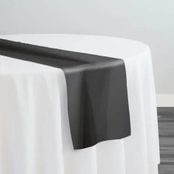 Scuba (Wrinkle-Free) Table Runner in Charcoal