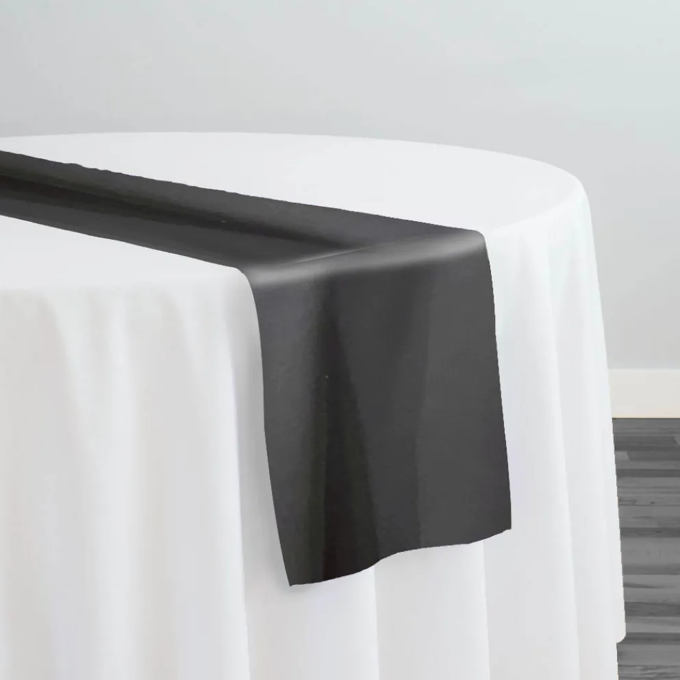 Scuba (Wrinkle-Free) Table Runner in Charcoal