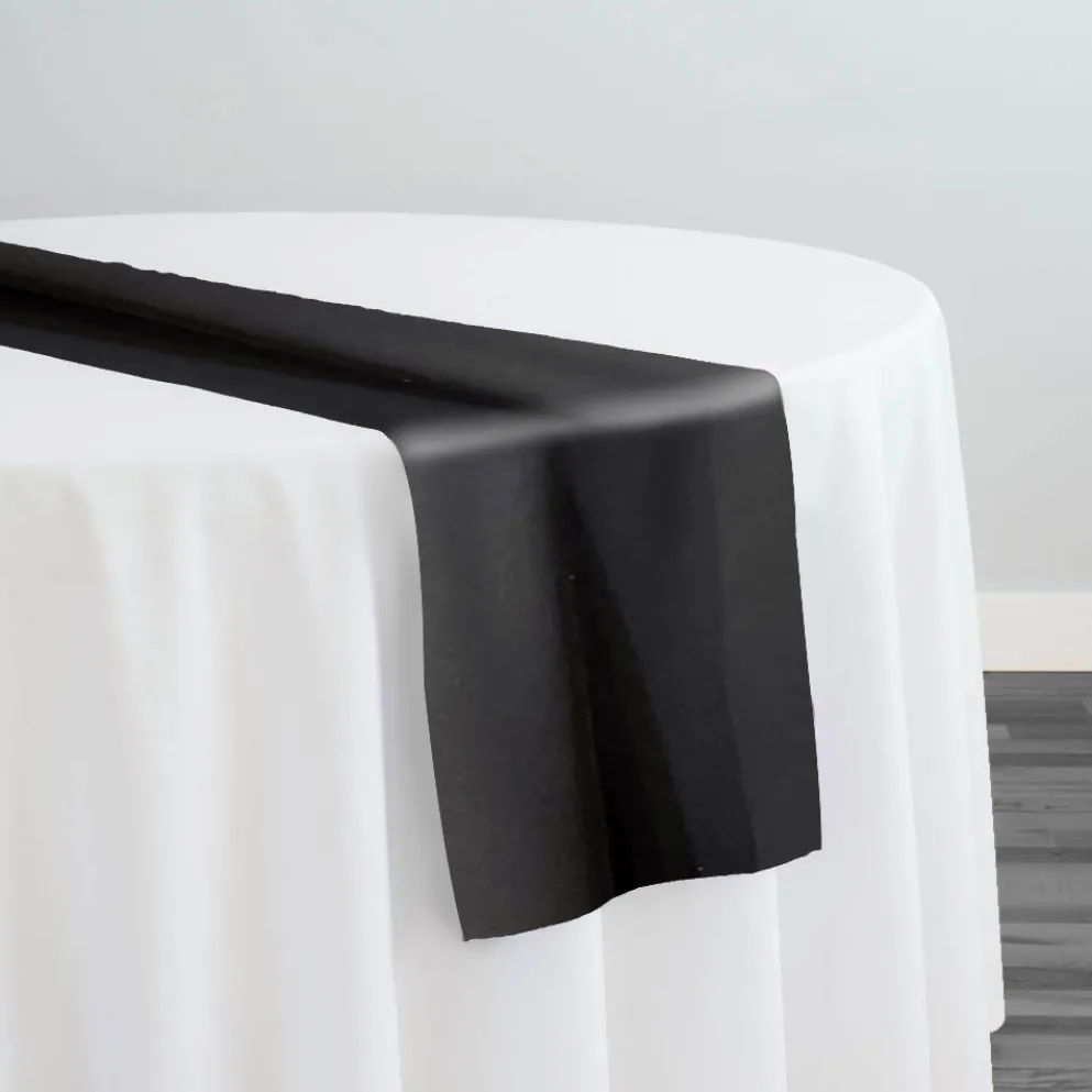 Scuba (Wrinkle-Free) Table Runner in Black