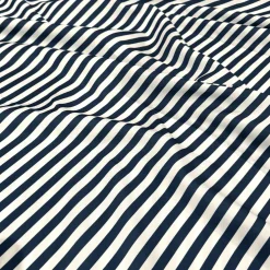Seersucker (Poly Print) Table Linen in Navy