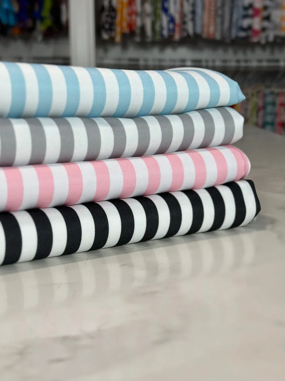Seersucker (Poly Print) Table Linen in Sage