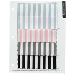 Seersucker (Poly Print) Table Napkin in Silver