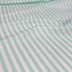 Seersucker (Poly Print) Table Napkin in Teal Green