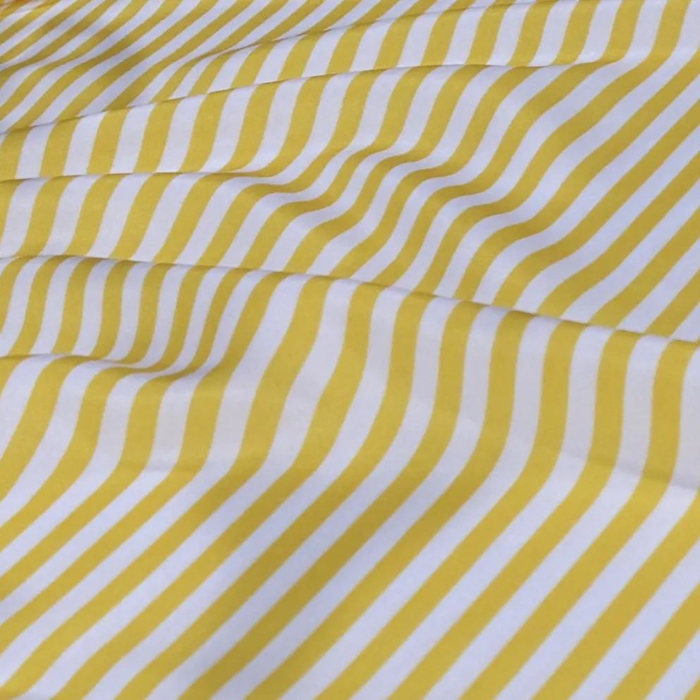 Seersucker (Poly Print) Table Napkin in Yellow