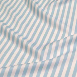 Seersucker (Poly Print) Table Runner in Lt Blue