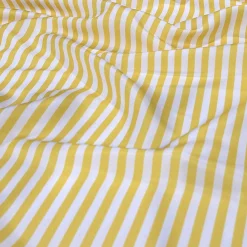 Seersucker (Poly Print) Table Runner in Yellow
