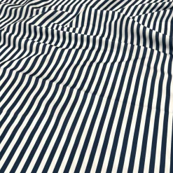 Seersucker (Poly Print) Table Runner in Navy