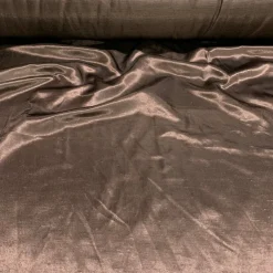 Shantung Satin (Reversible) Table Linen in Brown
