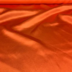 Shantung Satin (Reversible) Table Linen in Persimmon