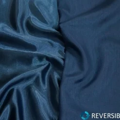 Shantung Satin (Reversible) Table Linen in Teal