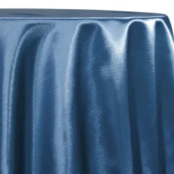 Shantung Satin (Reversible) Table Linen in Teal