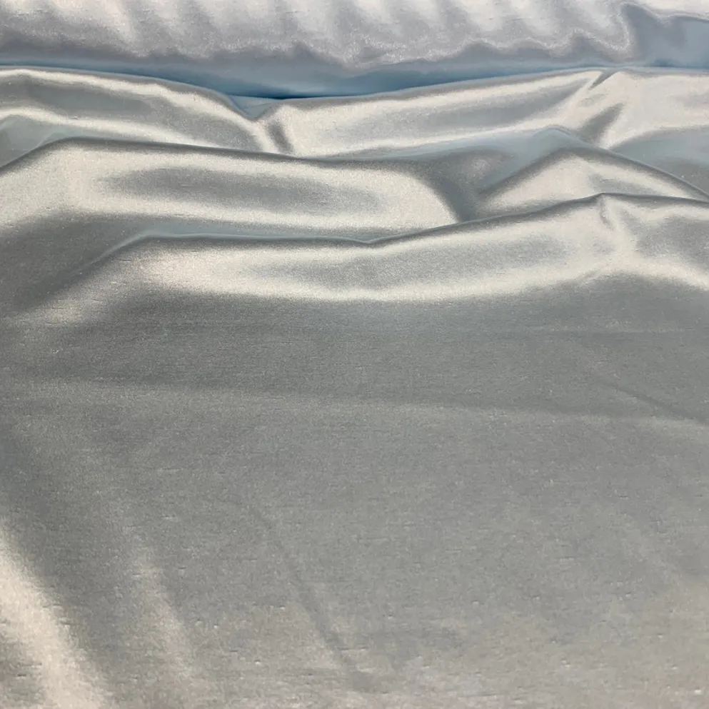 Shantung Satin (Reversible) Table Linen in White
