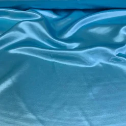 Shantung Satin (Reversible) Table Linen in Turquoise