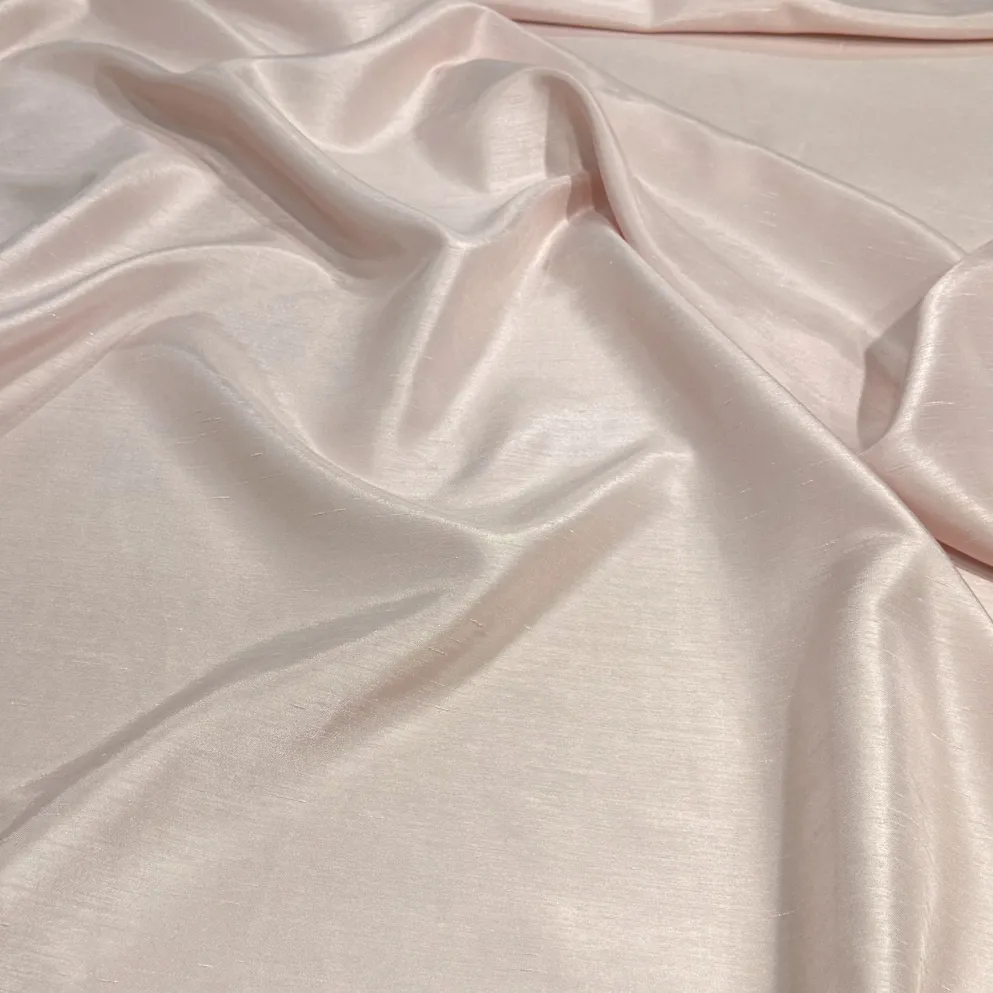 Shantung Satin (Reversible) Table Linen in Blush