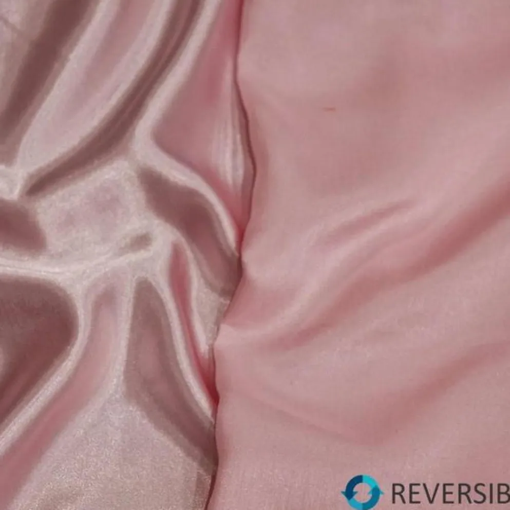 Shantung Satin (Reversible) Table Runner in Pink