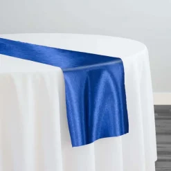 Shantung Satin (Reversible) Table Runner in Teal