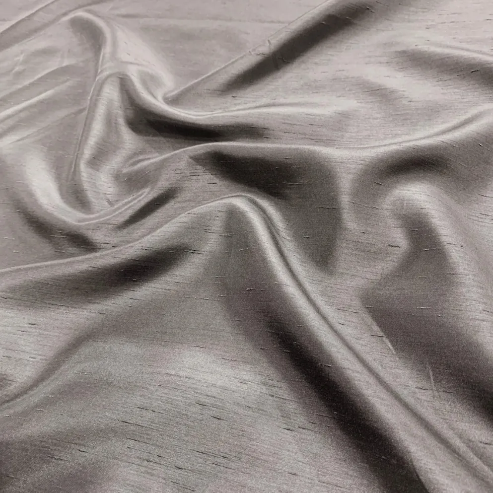 Shantung Satin (Reversible) Table Runner in Silver