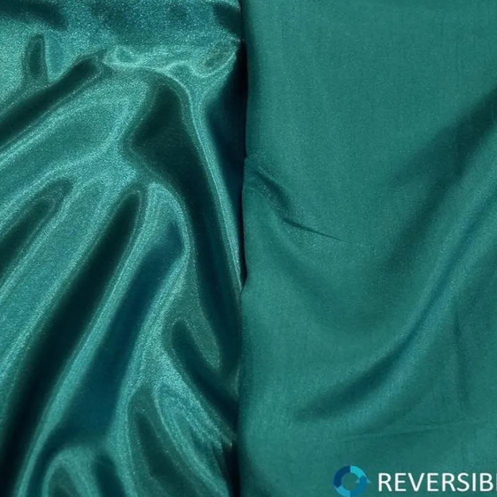 Shantung Satin (Reversible) Table Runner in Jade