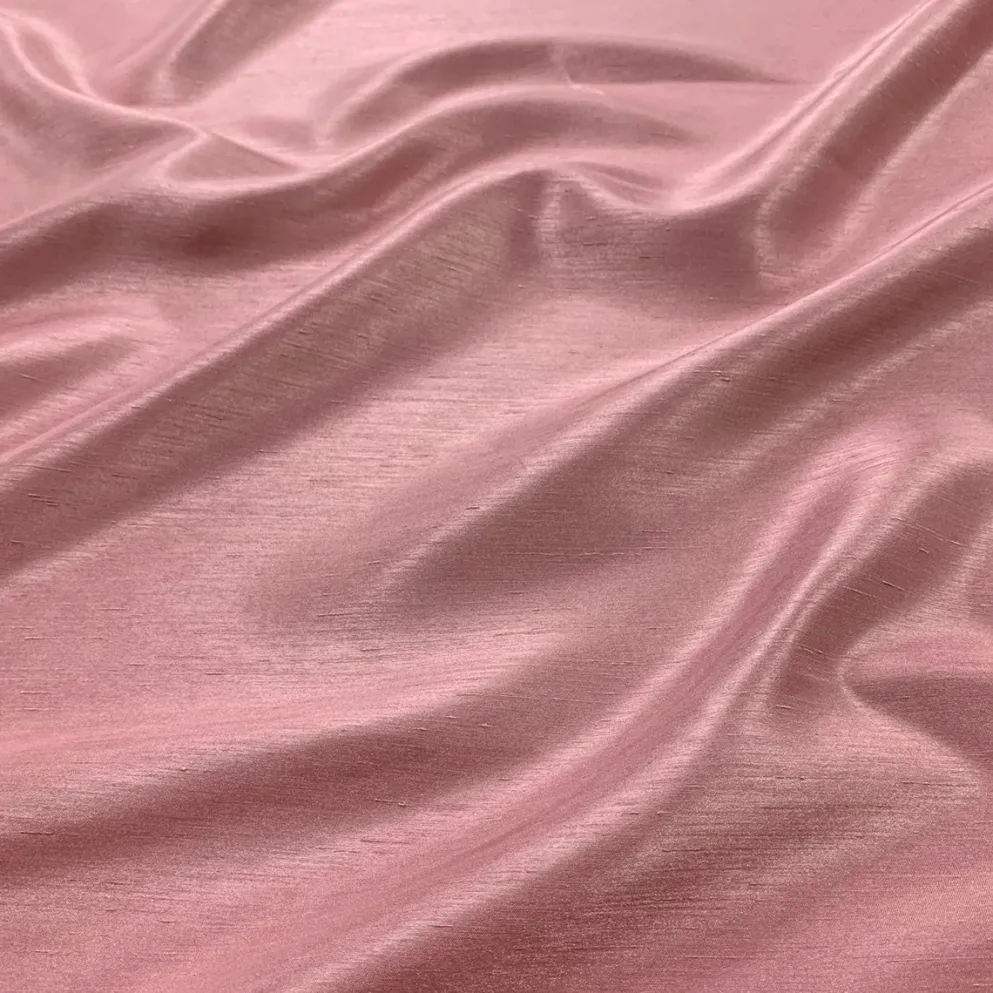 Shantung Satin (Reversible) Table Runner in Dusty Rose