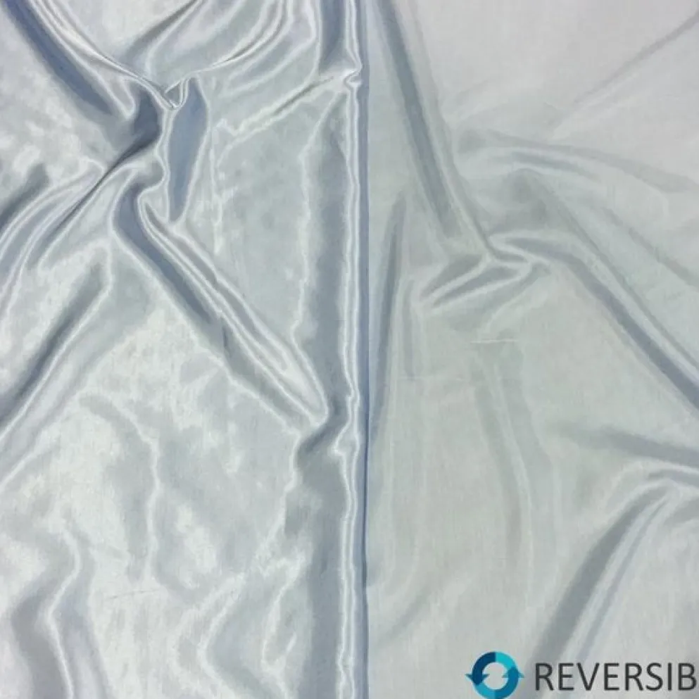 Shantung Satin (Reversible) Table Napkin in Baby Blue
