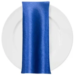 Shantung Satin (Reversible) Table Napkin in Teal