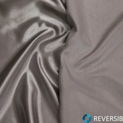 Shantung Satin (Reversible) Table Linen in Silver
