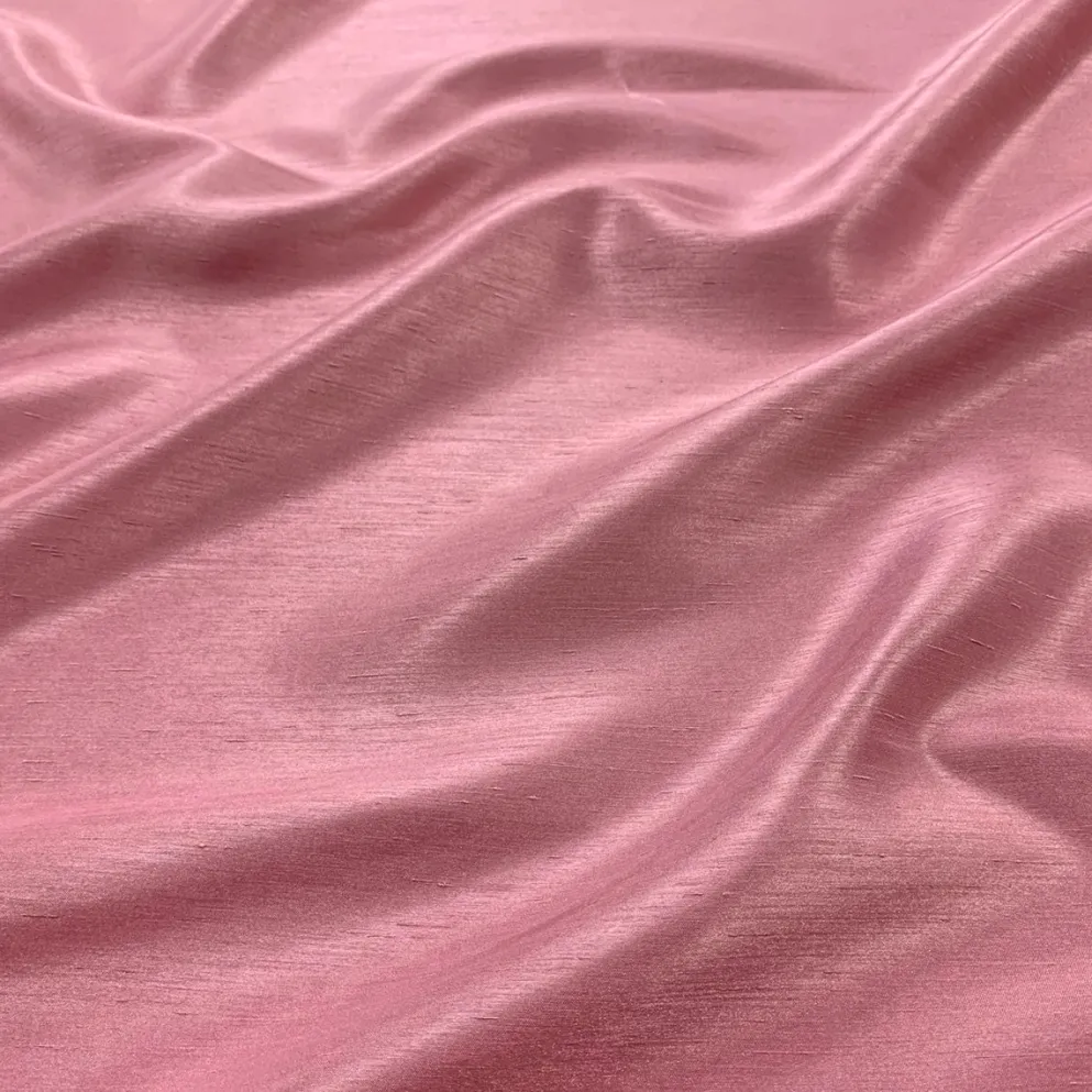 Shantung Satin (Reversible) Table Linen in Mauve