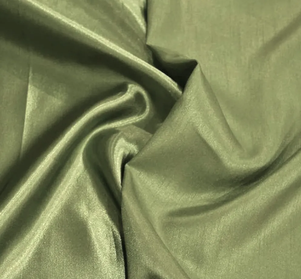 Shantung Satin (Reversible) Table Napkin in Sage