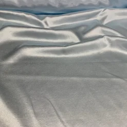 Shantung Satin (Reversible) Table Linen in Baby Blue