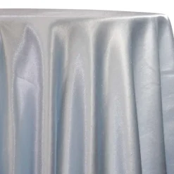 Shantung Satin (Reversible) Table Linen in Baby Blue