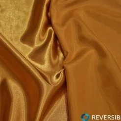 Shantung Satin (Reversible) Table Linen in Gold