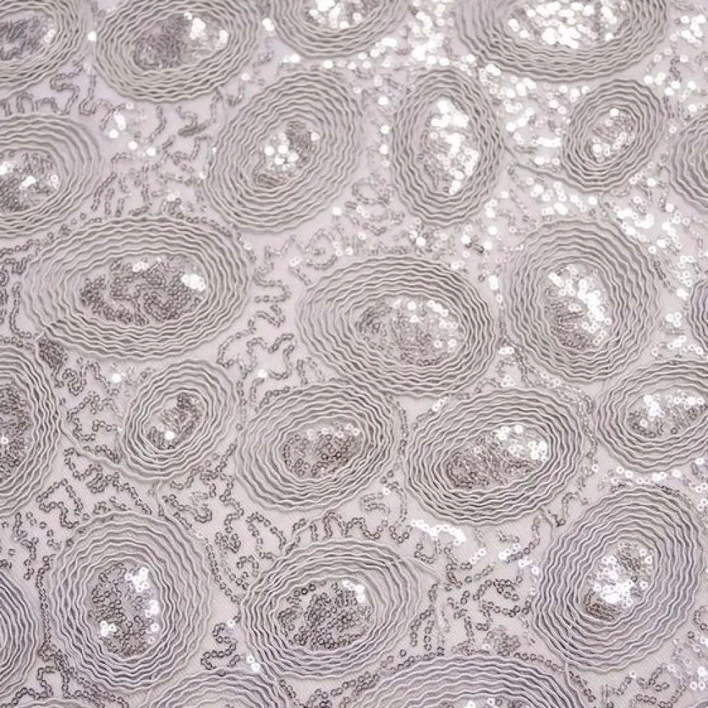 Sienna Design Table Runner in Silver