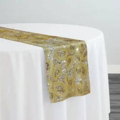 Sienna Design Table Runner in Gold
