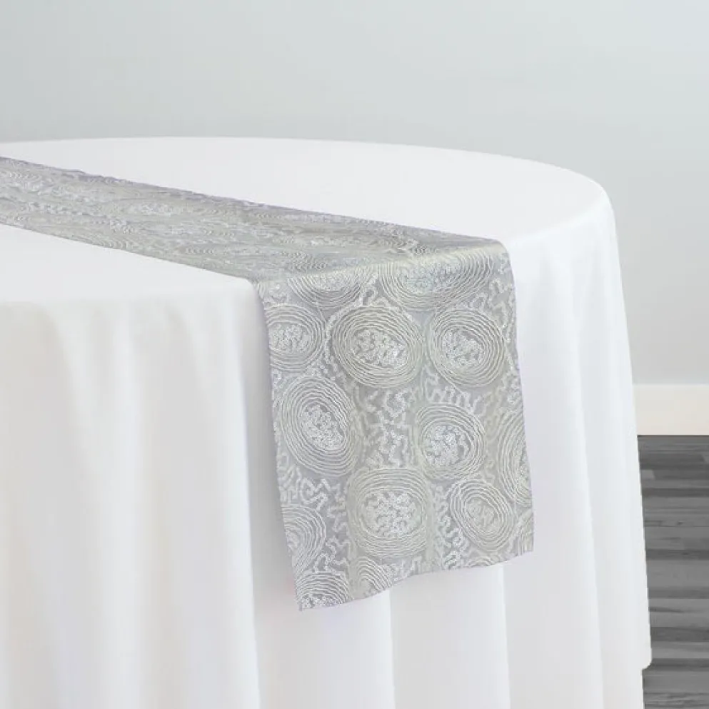 Sienna Design Table Runner in White