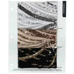 Skyfall Sequins Table Linen in Black and Gold