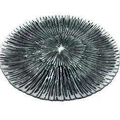 Solaris - Glass Charger Plate in Black (Item # 0426)
