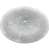 Solaris - Glass Charger Plate in Silver (Item # 0426)